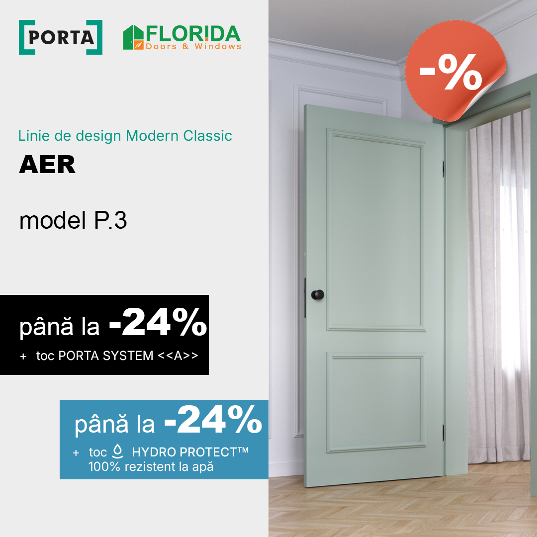 PORTA AER – linia de design Modern Clasic