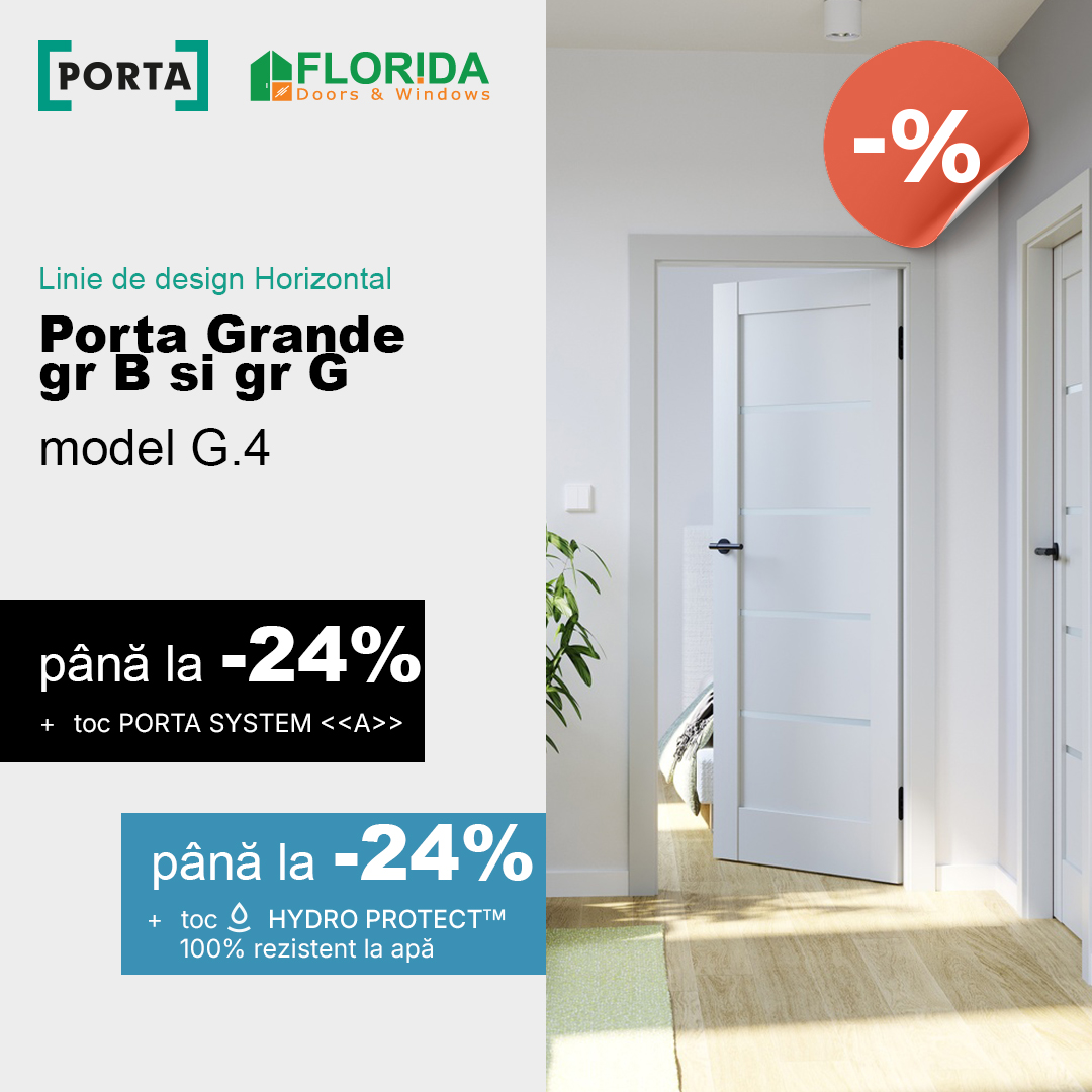 Porta Grande grupele B și G – linia de design Horizontal