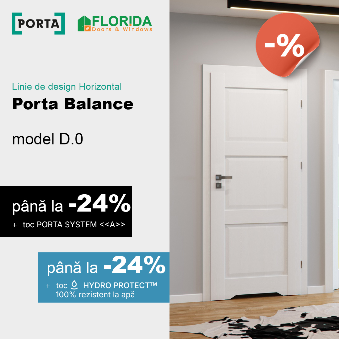 Porta Balance – linia de design Horizontal