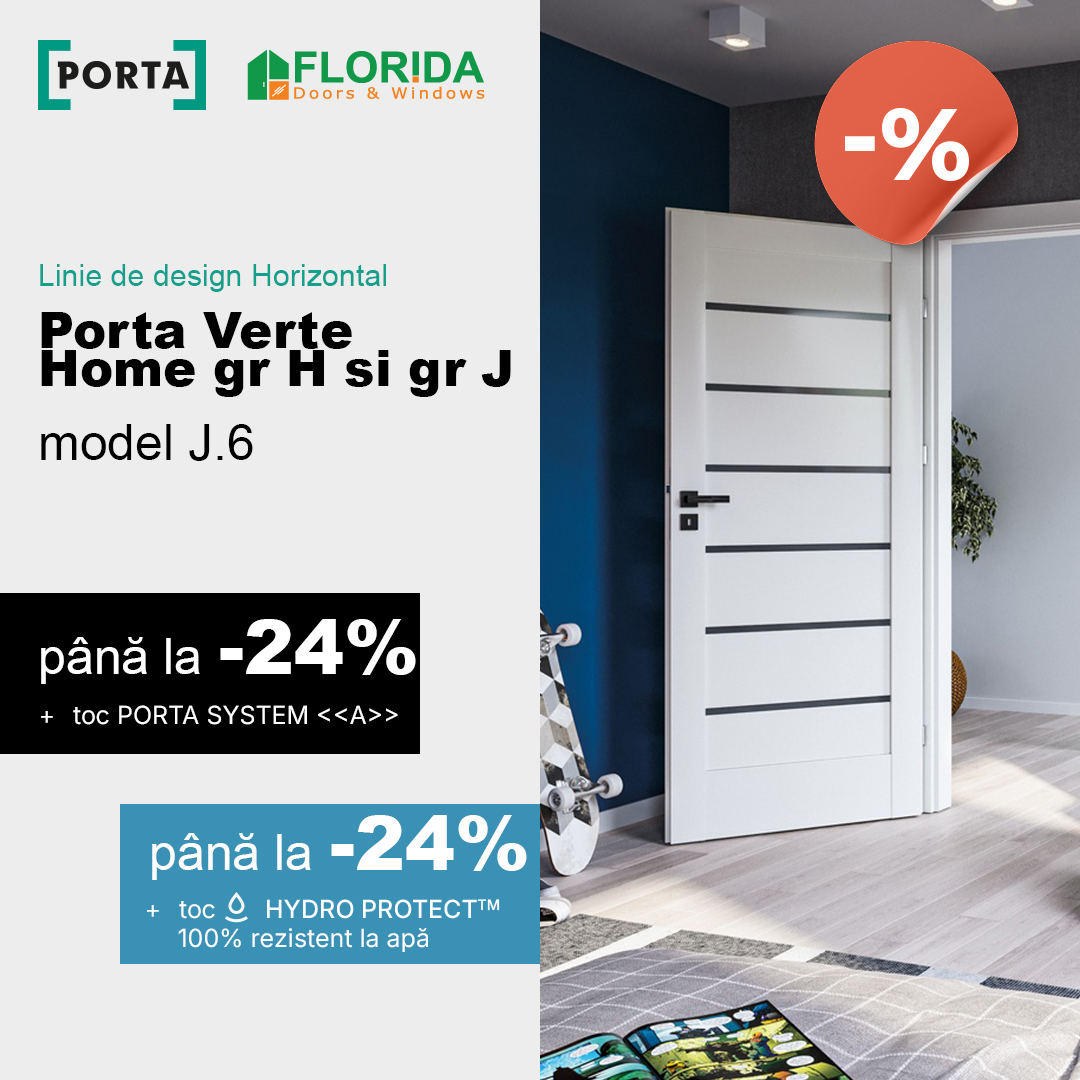 Porta Verte Home grupele H și J – Horizontal