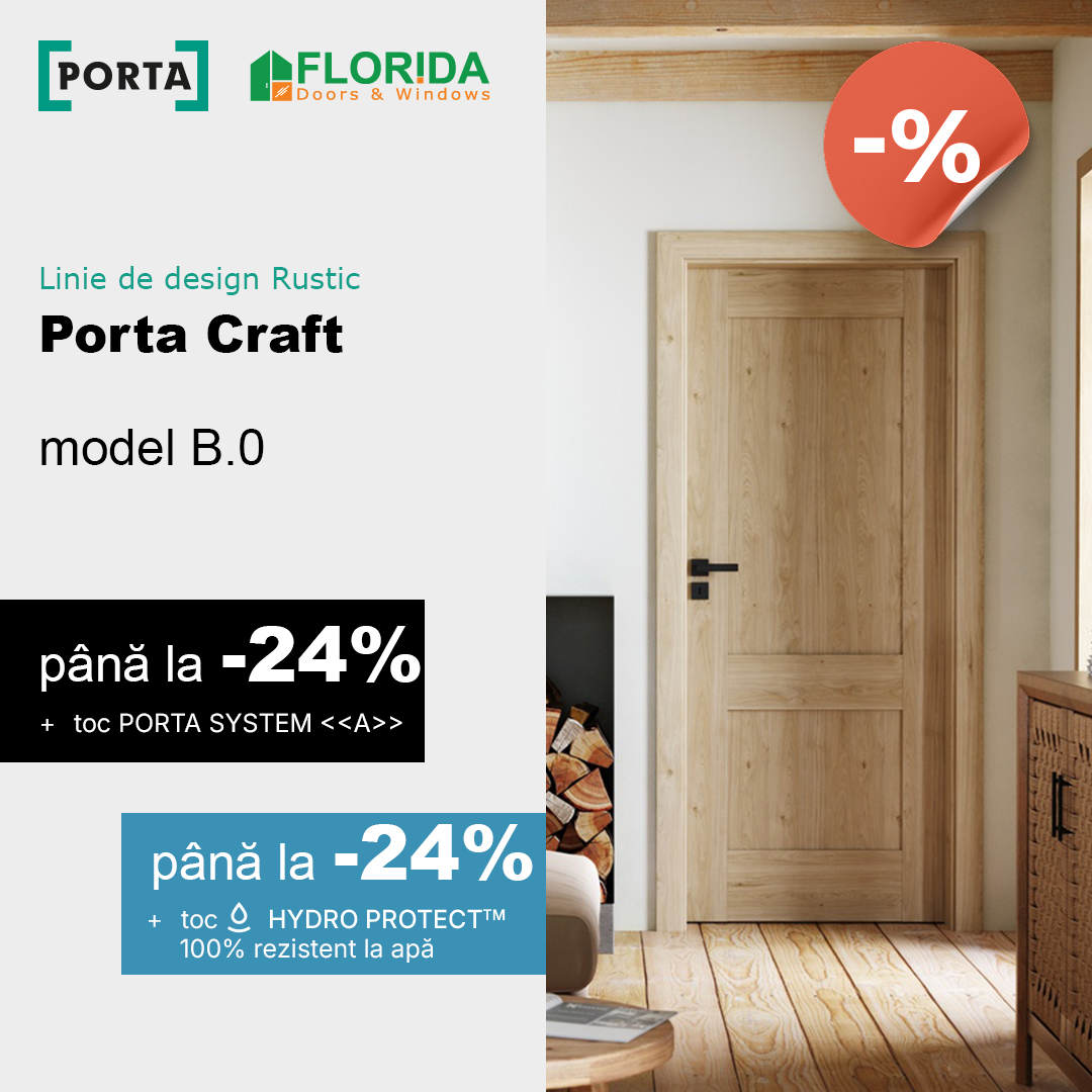 Porta Craft – linia de design Rustic