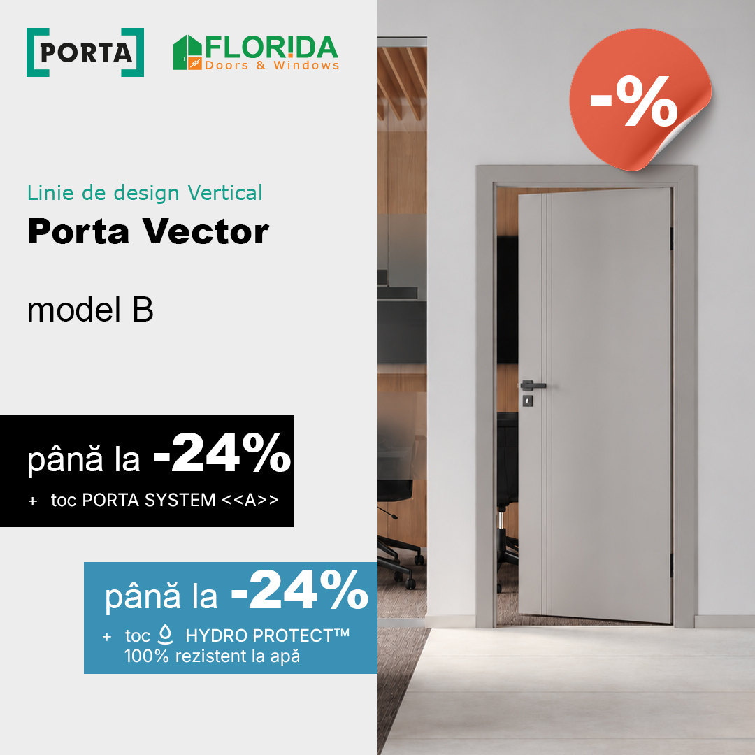 Porta Vector – linia de design Vertical