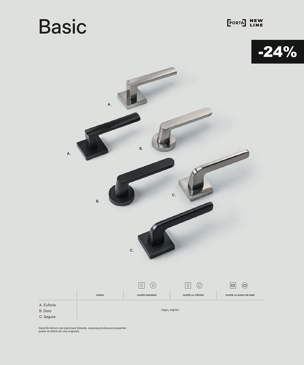 Mânere PORTA – Basic