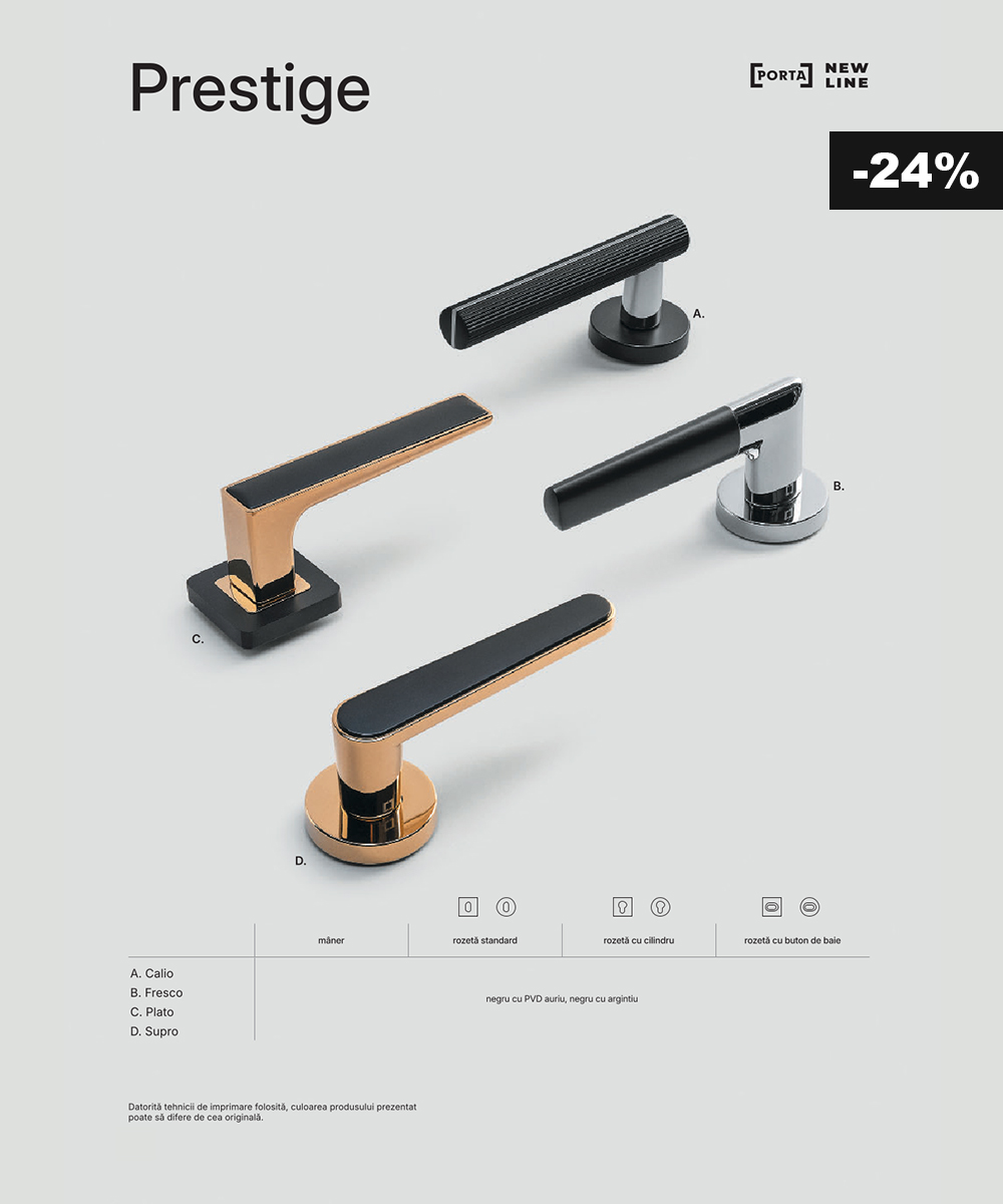 Mânere PORTA – Prestige