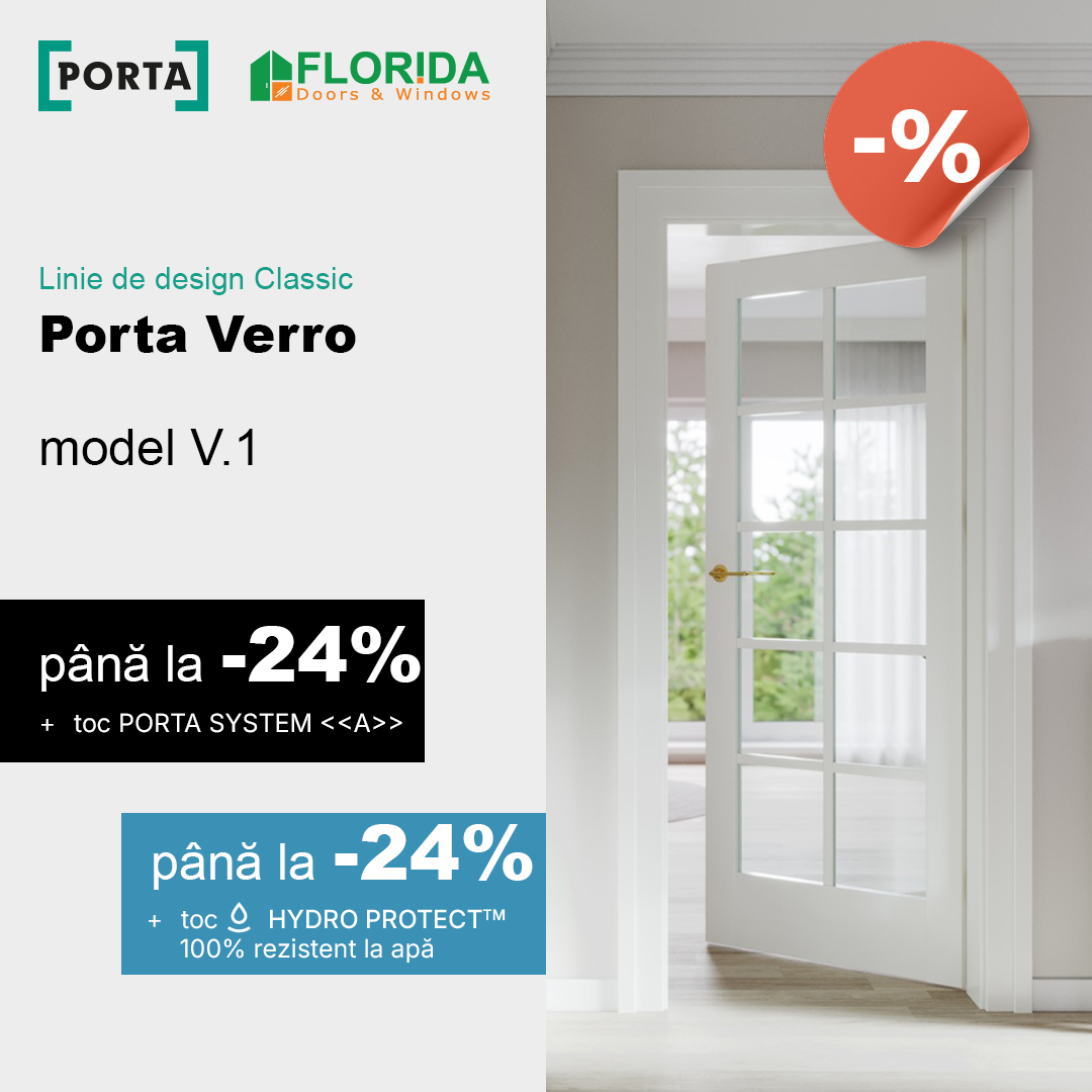 Porta Verro – linia de design Clasic